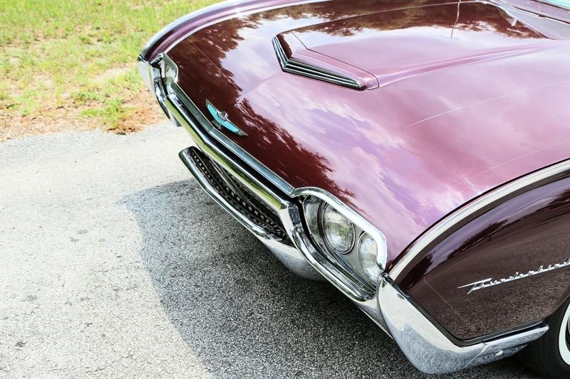 1962 Ford Thunderbird Hood Close Up