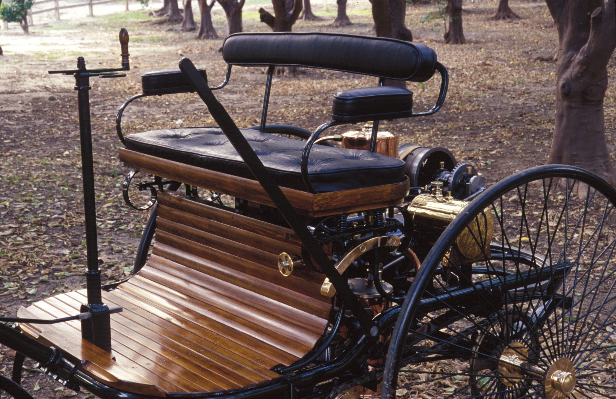 1886 Benz Patent Motorwagen interior close up