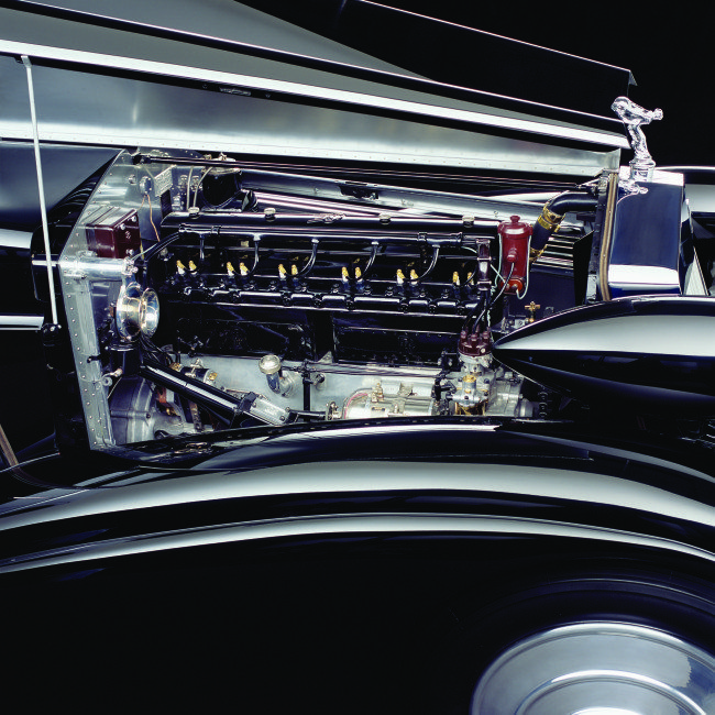 1925 Rolls-Royce Phantom 1 Jonckheere Coupe Engine