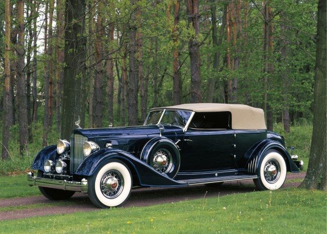 1934 Packard Twelve Custom Dietrich Convertible Victoria
