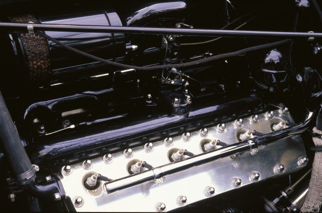 1938 Lincoln Model K Touring Coupe V12 Engine