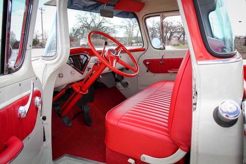 1956 chevy truck deals interior