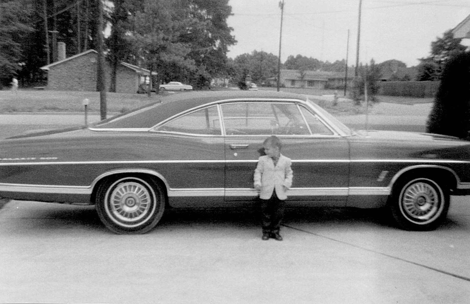 1967 Ford Galaxie 500 current owner with car as a child