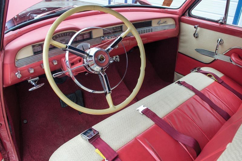 1954 Plymouth Belvedere Convertible Dash and Steering Wheel