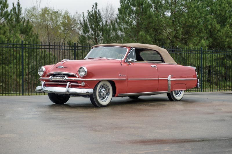 1954 Plymouth Belvedere Convertible Roof Up