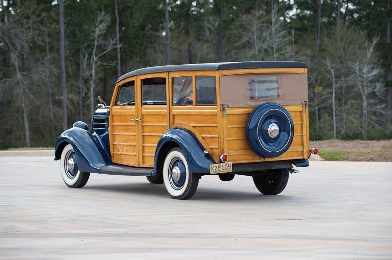 1936 Ford Station Wagon Woodie Rear