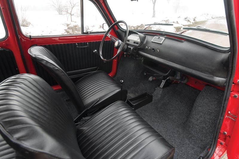 1972 Fiat 500L Passenger Side Interior
