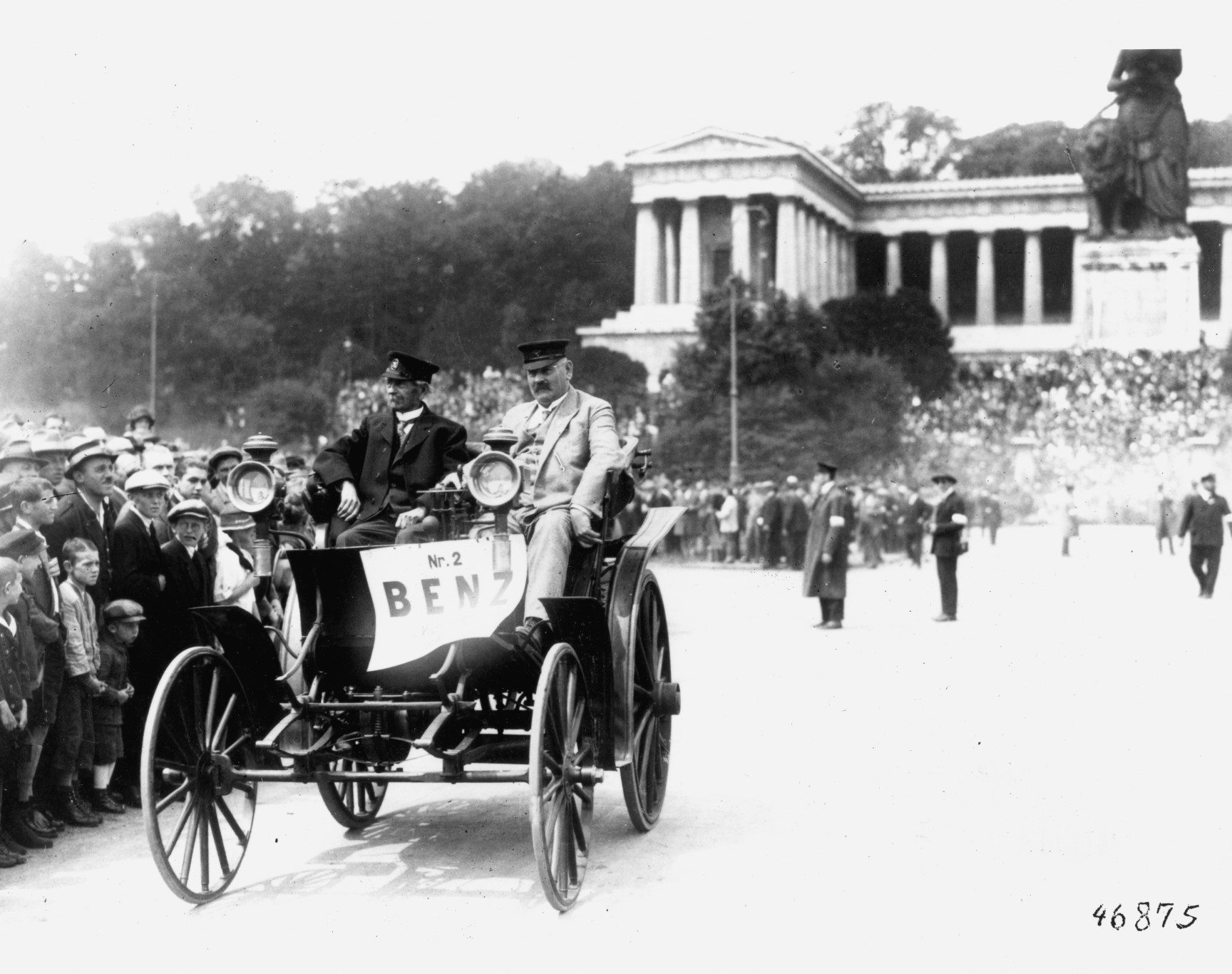 Carl Benz in 1892 Benz Victoria