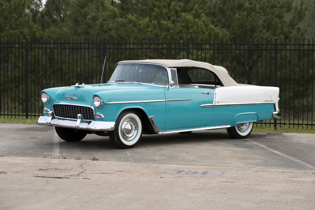 1955 Chevrolet Bel Air Convertible Top Up