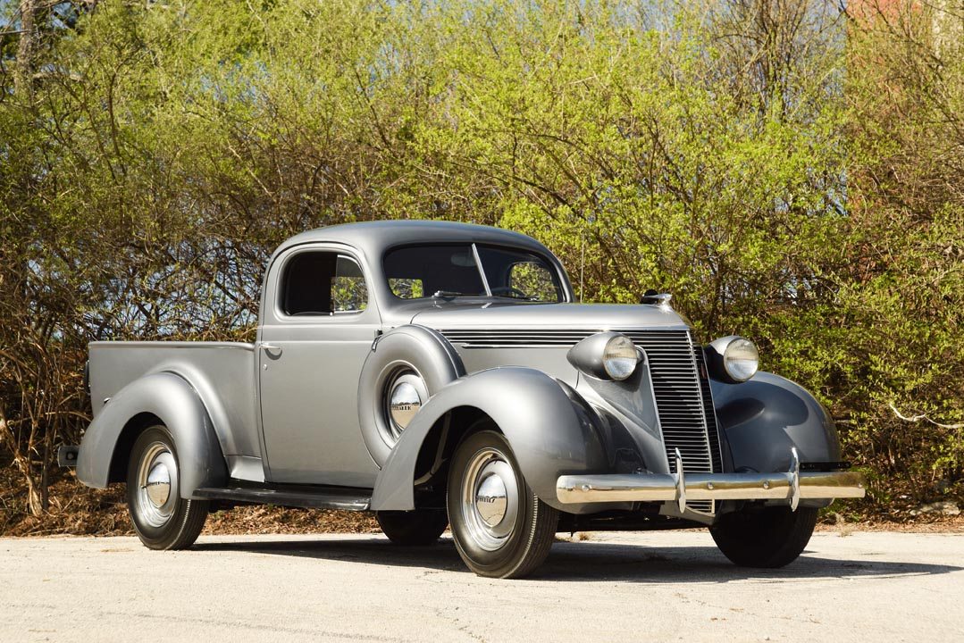 1937 Studebaker Coupe Express Truck in Silver