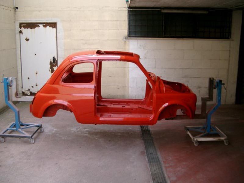 classic fiat 500 body shell