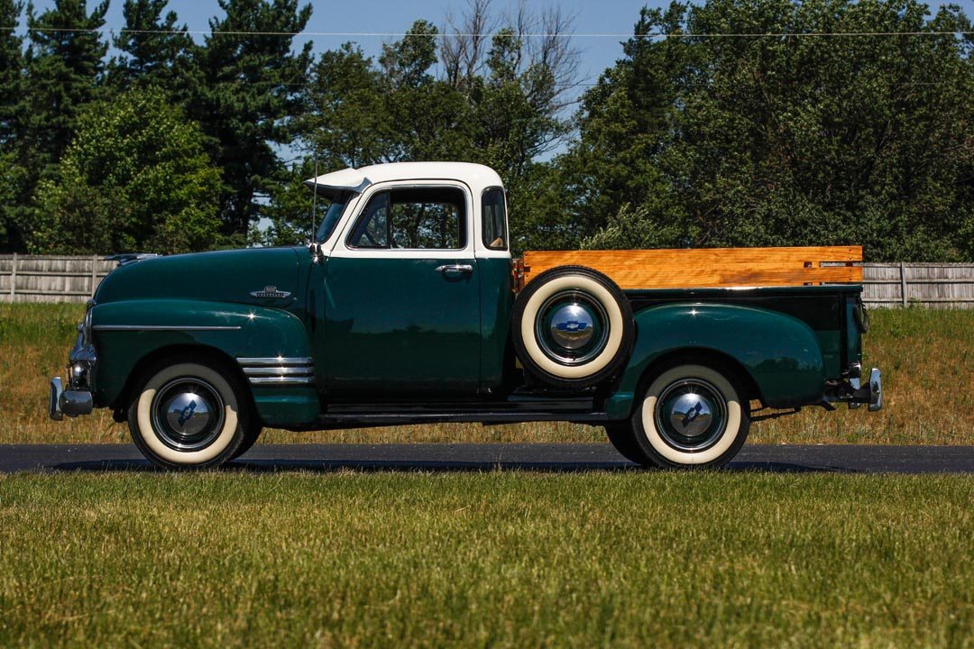 1955 Chevrolet 3100 5-Window Pickup Truck From the Side