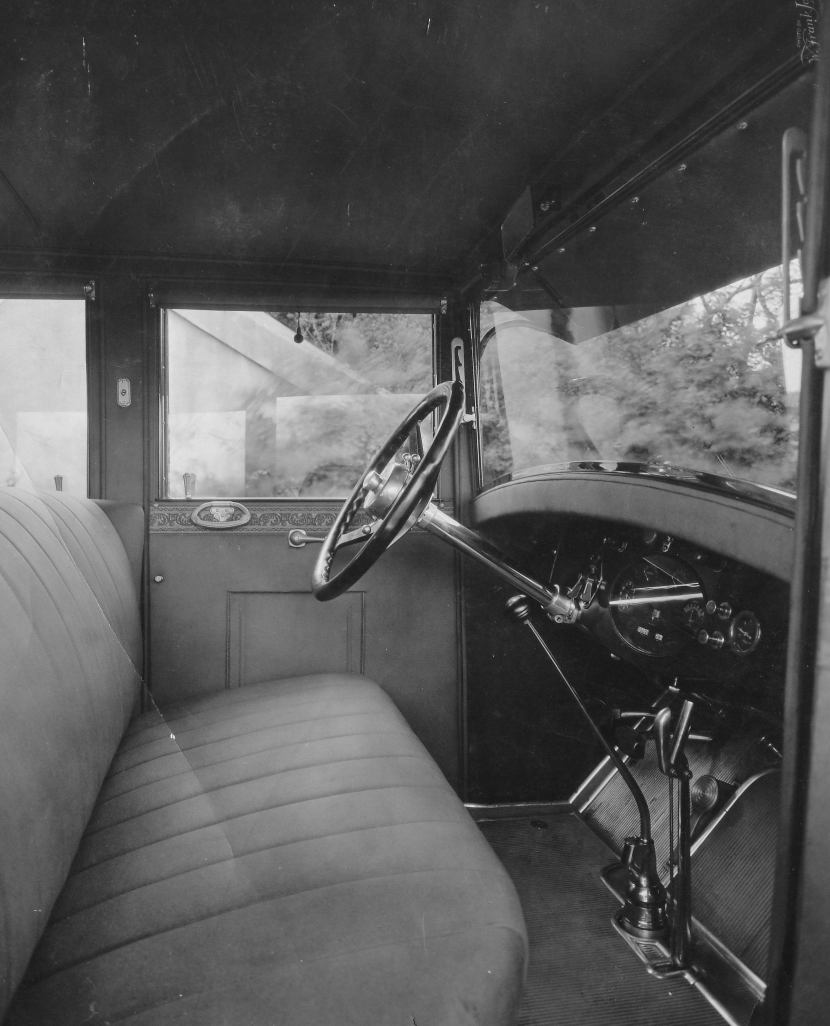 Model A Duesenberg Interiot and Steering Wheel