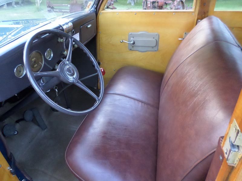 1936 Ford Station Wagon Woodie Interior