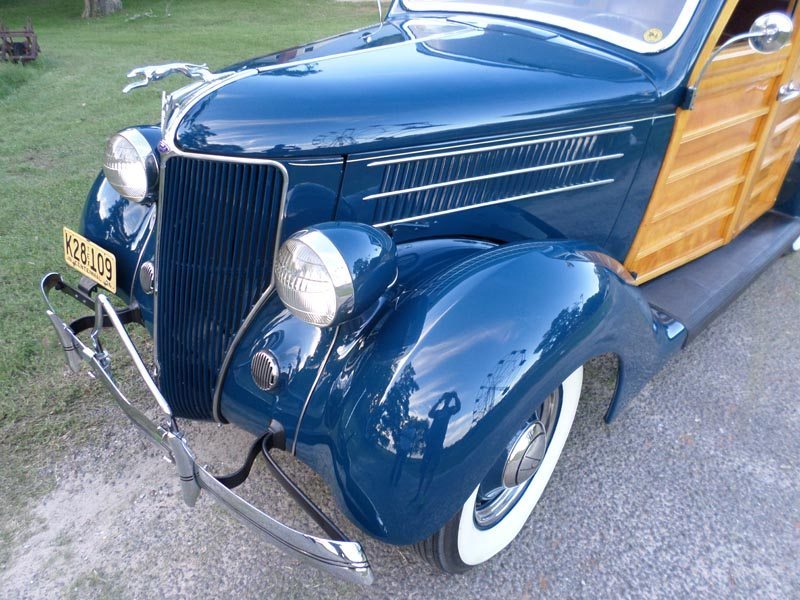 1936 Ford Station Wagon front end