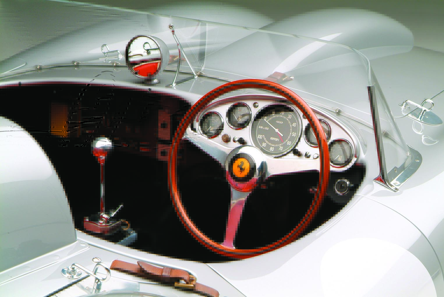 1957 Ferrari Testa Rossa Close up of Interior