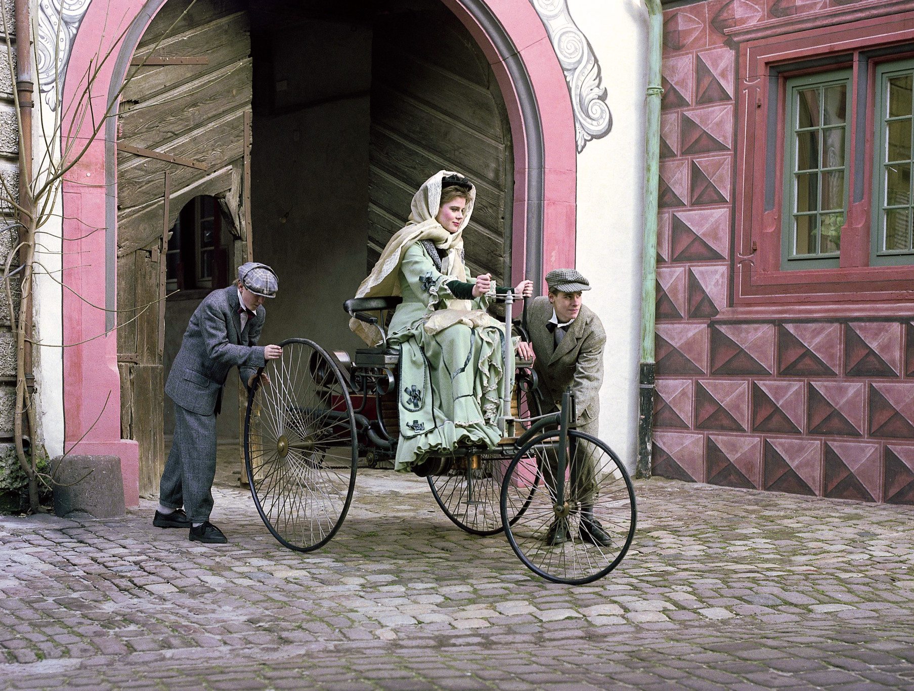 recreation of Bertha Benz's historic drive