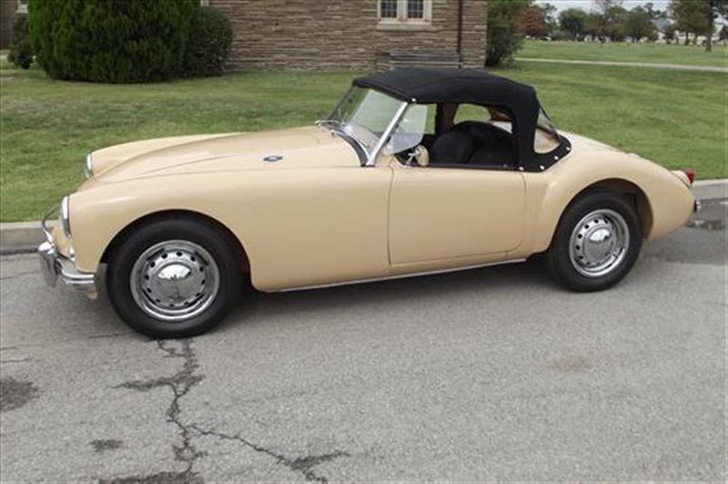 1957 MG MGA Roadster Roof Up